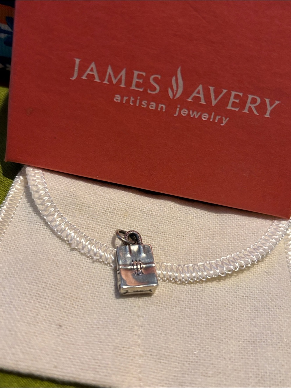James Avery Shopping Bag Charm NEW